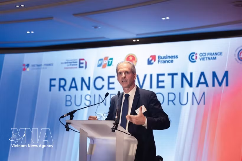 Benoît Clocheret, président du Conseil des entreprises France-Vietnam de MEDEF International et président exécutif d’Artelia. Photo: VNA
