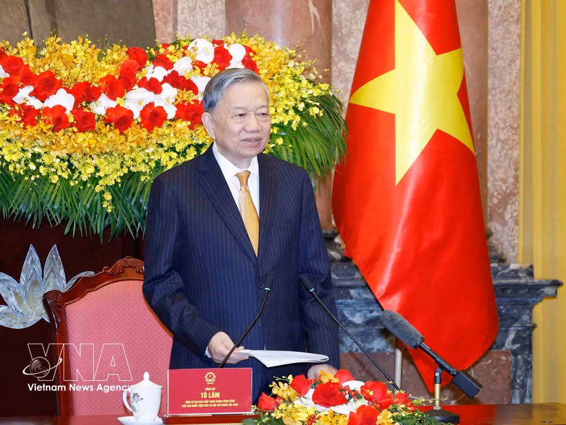 Le secrétaire général du Parti et chef de l'Etat vietnamien Tô Lâm effectuera des visites en Russie et en France. Photo: VNA