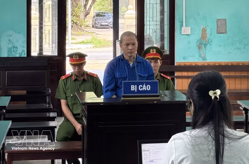 L'accusé Ho Van Phuong Tam au procès. Photo : VNA