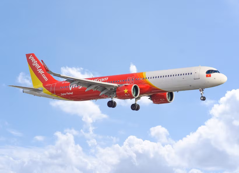 Un avion de Vietjet.