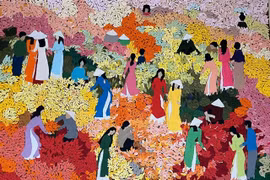 Oeuvre de l'artiste Hoàng Phuong Liên. Photo: gracieuseté du groupe G39