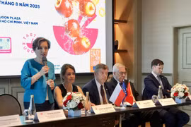 L’ambassadrice de Pologne au Vietnam, Joanna Skoczek, prend la parole lors de l’événement Photo : VNA