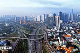 Un coin de Hô Chi Minh-Ville. Photo: VNA