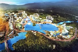 Image d’artiste du projet de casino Vân Dôn, dans la province de Quang Ninh. Photo : tuoitre.vn