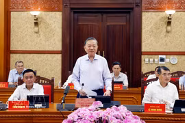 Le secrétaire général et président Tô Lâm s’exprime lors de la réunion du Comité directeur central pour le développement de la science, de la technologie, de l’innovation et de la transformation numérique, à Hanoi, le 30 juillet. Photo : VNA