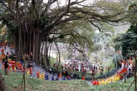 Ouverture du festival du temple Thuong, dans la province montagneuse de Lào Cai. Photo : VNA
