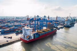 Port de Dinh Vi dans la ville de Hai Phòng, au Nord du pays. Photo: dinhvuport.com.vn