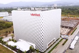 Vue d'ensemble du centre de données Hoa Lac 2 de Viettel. Photo : Viettel