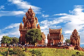 Pô Klông Garai est l'un des plus grands et plus beaux complexes de tours Cham du pays. Photo : VNA