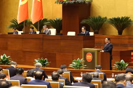 Le Premier ministre Pham Minh Chinh appelle à des actions concertées pour mettre en œuvre la résolution n°57-NQ/TW du Politburo sur la science et la technologie, à Hanoi, le 13 janvier. Photo : VNA