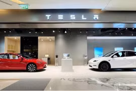 Showroom de Tesla en Thaïlande. Photo : Tesla/mekongasean.vn