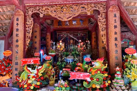 Une cérémonie annuelle d'offrande d'encens pour commémorer le prince Lang Liêu, le septième roi Hùng, aura lieu le 7 mai dans la ville de Viêt Tri, dans la province de Phu Tho (Nord). Photo : Comité d'organisation