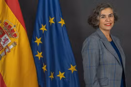 L’ambassadrice d’Espagne au Vietnam, Carmen Cano de Lasala. Photo : VNA