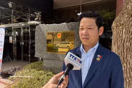 Le secrétaire général de l’Association de promotion de la coopération économique Vietnam-Japon (VJECPA), Trân Trung Kiên. Photo : VNA