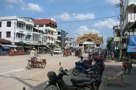 Un coin de Myawaddy, Myanmar. Source : Wiki