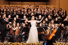 Une représentation au festival « Mélodie d'automne». Photo: plo.vn