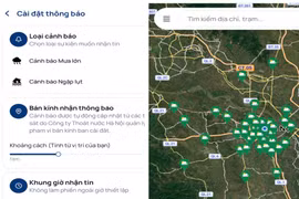 Hanoi lance une carte des inondations et des précipitations en temps réel sur iHanoi