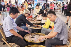 Le 327e anniversaire de la fondation de la ville de Saigon - Cho Lon - Gia Dinh attire les foules avec ses spectacles et ses jeux folkloriques. Photo : VNA