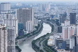 Un coin de Hô Chi Minh-Ville. Photo: VNA