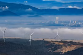 Une centrale éolienne à Gia Lai. Photo : nhandan.vn