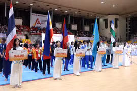 Dix pays s’affrontent lors du 9e Championnat d’Asie de pencak silat au Vietnam. Photo: VNA