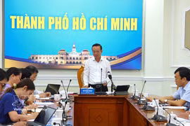 Vue de la réunion du Comité directeur municipal de lutte contre la pêche INN, à Hô Chi Minh-Ville, le 21 septembre. Photo : VNA