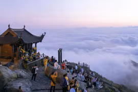 Pagode Dông, au sommet du mont Yên Tu. Photo: Yên Tu Tung Lâm