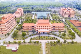 Le campus de l'Académie bouddhiste du Vietnam, dans le district de Bình Chánh, servira de lieu officiel pour les cérémonies d'ouverture et de clôture du Vesak 2025. Photo: baochinhphu.vn 