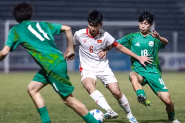 Le Vietnam s'impose sans coup férir face à Macao (Chine) lors de son quatrième match du groupe C des qualifications pour la Coupe d’Asie des moins de 17 ans de l’AFC 2026. Photo : VNA
