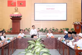 Vue de la rencontre de la communauté musulmane à Hô Chi Minh-Ville. Photo : VNA