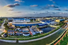 Le parc industriel de Nam Câu Kiên à Hai Phong. La conversion au modèle de parc éco-industriel a apporté des avantages économiques, sociaux et environnementaux. Photo: vngreen.vn