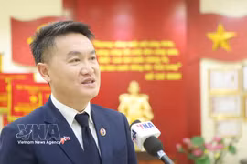 Thongly Sisoulith, secrétaire du Comité central de l’Union de la jeunesse révolutionnaire du peuple lao. Photo : VNA