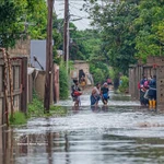 Zone touchée par les inondations dans la province de Maputo, au Mozambique, le 12 janvier 2026. Photo : Xinhua/VNA.