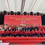 Tenues officielles de la délégation sportive vietnamienne aux SEA Games 33. Photo: VNA