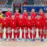L'équipe vietnamienne de futsal se prépare pour la Coupe d'Asie de futsal de l'AFC 2026. Photo: VNA