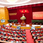 Conférence nationale sur l’organisation et l’édification du Parti en 2025. Photo: VNA