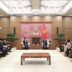 Lors de la rencontre. Photo : VNA