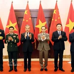 Les ministres des Affaires étrangères, de la Défense et de la Sécurité publique du Vietnam et de la Chine lors de la premier réunion du Dialogue stratégique « 3+3 ». Photo : VNA