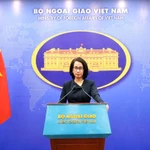 Lq porte-parole du ministère des Affaires étrangères, Pham Thu Hang. Photo: VNA