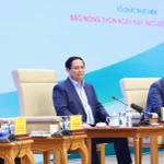 Le Premier ministre Pham Minh Chinh au 7ᵉ Dialogue avecles agriculteurs. Photo: VNA
