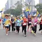 Près de 11.000 participants au 13ᵉ Marathon de Ho Chi Minh-Ville. Photo: VNA