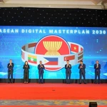 Cérémonie de clôture de la 6ᵉ réunion des ministres du Numérique de l’ASEAN. Photo: VNA