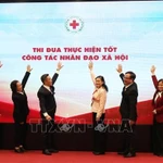Cérémonie de lancement du mouvement d'émulation 2026 de la Croix-Rouge du Vietnam. Photo : VNA