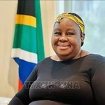 L'ambassadrice d'Afrique du Sud au Vietnam, Vuyiswa Tulelo. Photo: VNA