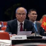 L'ambassadeur du Vietnam en France, Dinh Toàn Thang, représentant du président vietnamien auprès de l'OIF, assiste à la 46ᵉ Conférence ministérielle de la Francophonie. Photo: VNA