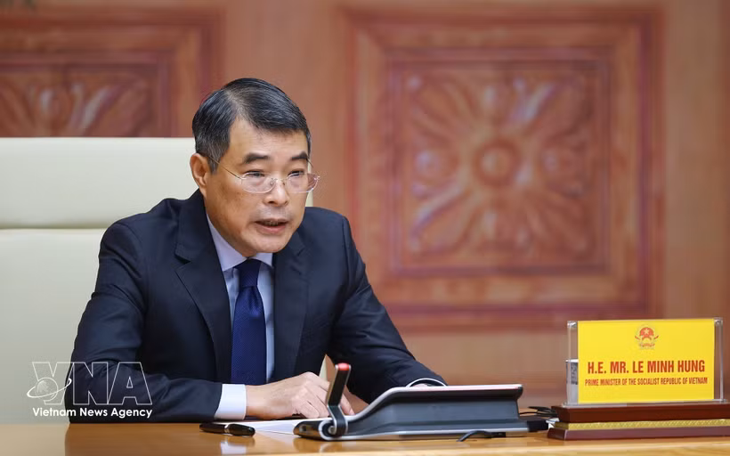Le Premier ministre Le Minh Hung. Photo : VNA