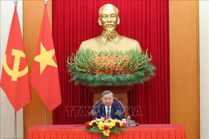 Le secrétaire général du Comité central (CC) du Parti communiste du Vietnam (PCV), Tô Lâm. Photo : VNA