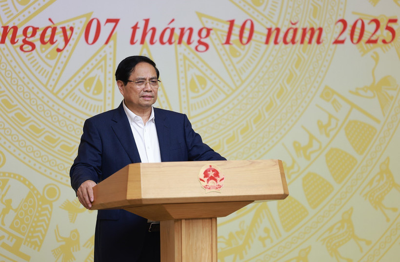 Le PM Pham Minh Chinh préside la 16ᵉ réunion du Comité national de direction sur la lutte contre la pêche INN. Photo : VNA