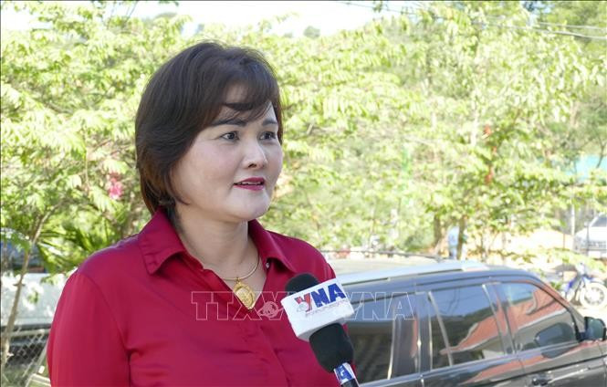 Pham Thi Minh Huong, vice-présidente de l’Association des entrepreneurs vietnamiens à l’étranger. Photo : VNA