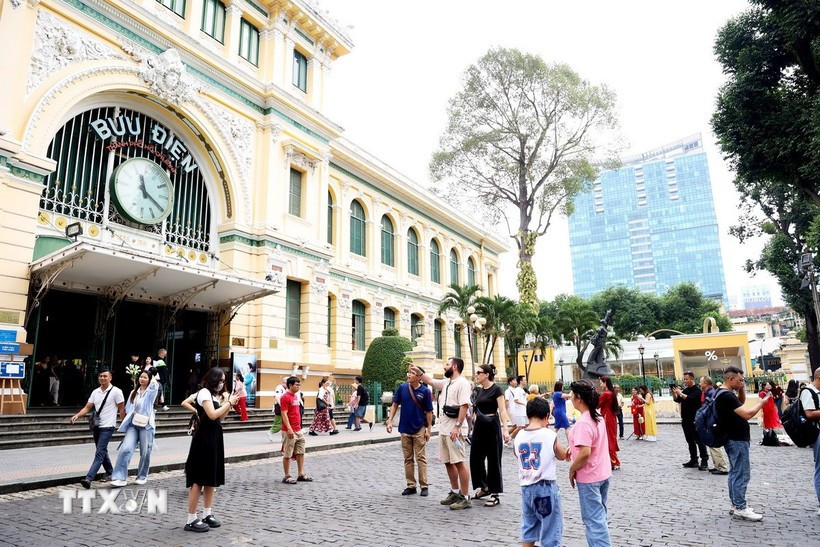 Hô Chi Minh-Ville accueille plus de 6,58 millions de visiteurs étrangers en dix premiers mois de 2025. Photo : VNA